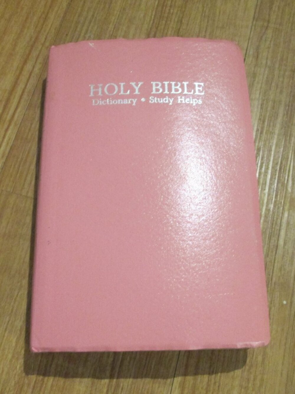 Pink Bible Old and New Testament King James Version from a lucky lady